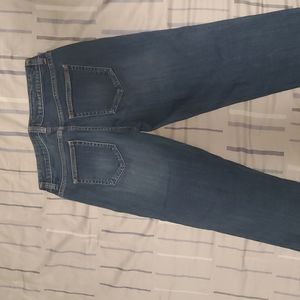 Jennifer Lopez Straight Leg Jeans, Size 0, dark blue